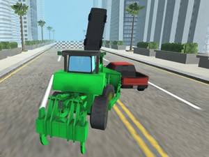 Bulldozer Crash Race