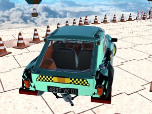 Impossible Sky Car Parking Simulation